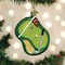 Old World Christmas 4.0 Inch Putting Green Christmas Tree Ornament , Ornament Flag Club Golf Ball